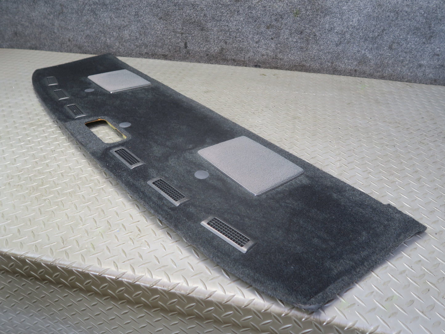 85-86 Toyota Cressida MX73 Sedan Rear Shelf Deck Trim Cover Panel Black OEM