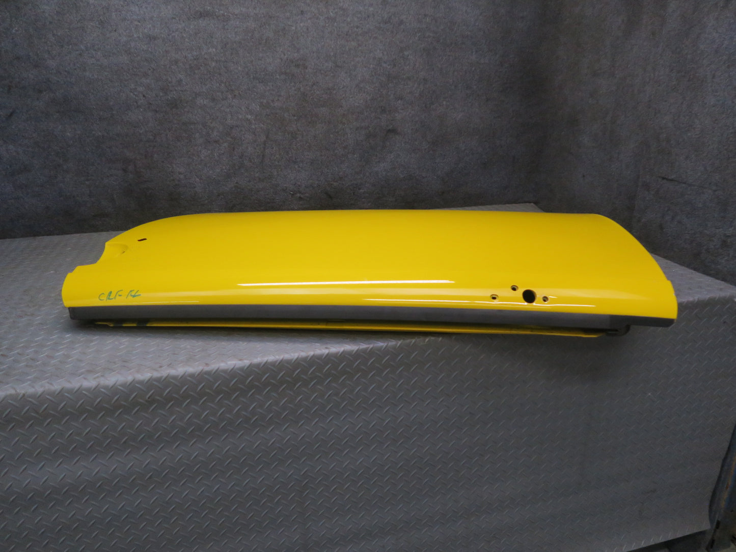 03-06 Chevrolet SSR Front Left Driver Door Shell Cover Panel Yellow OEM