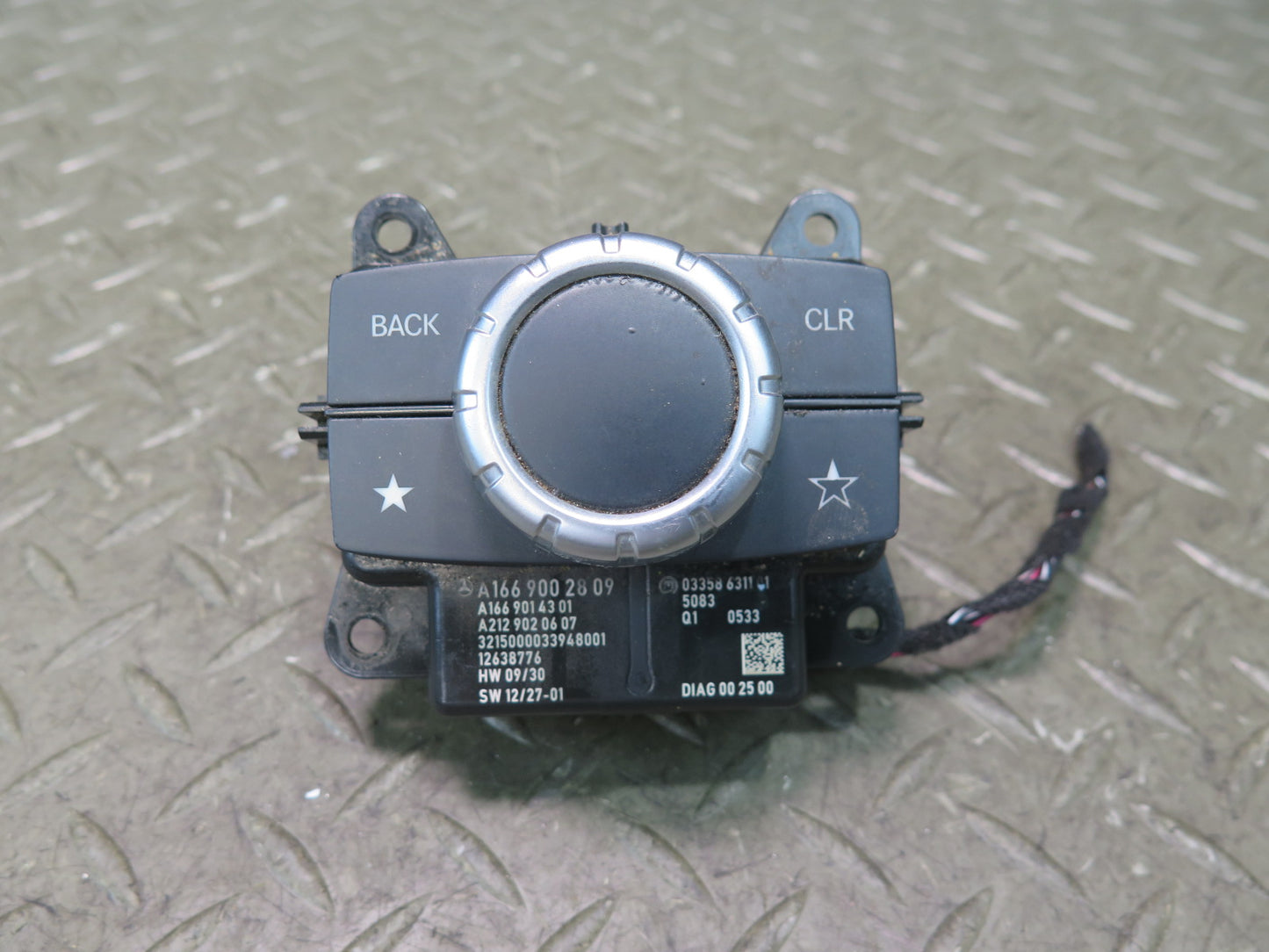 12-15 Mercedes W166 Ml-class Console Media Radio Control Switch 1669002809 OEM