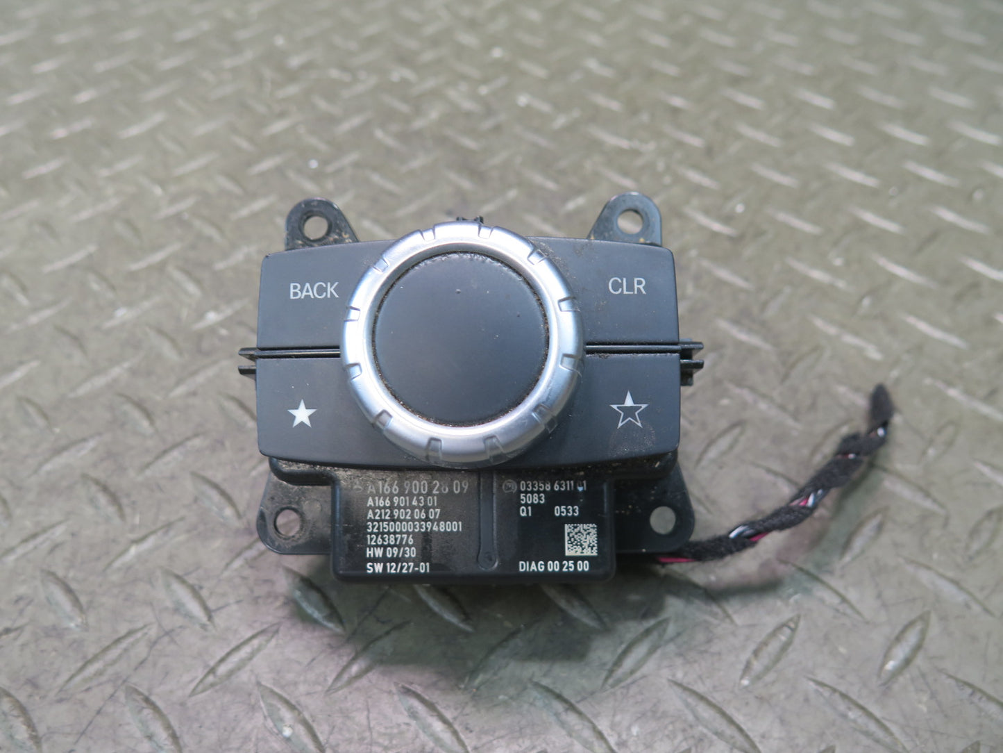 12-15 Mercedes W166 Ml-class Console Media Radio Control Switch 1669002809 OEM