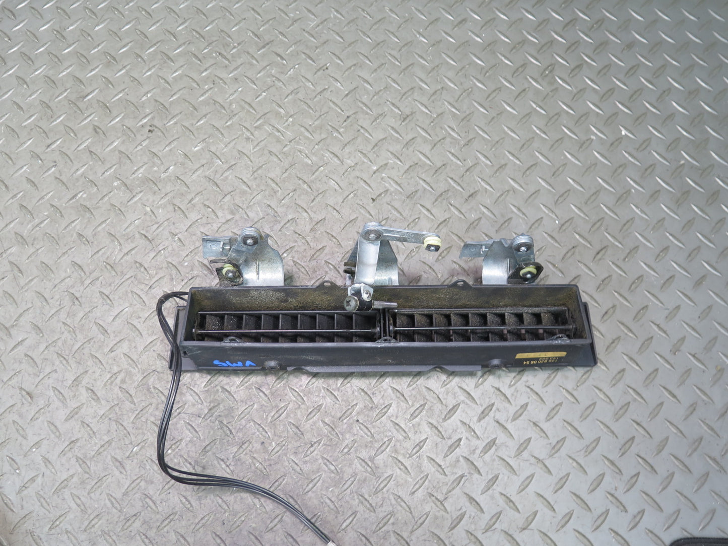 86-91 Mercedes W126 420SEL 560SEL Set of 5 Dash A/C Air Vent Grille Black OEM