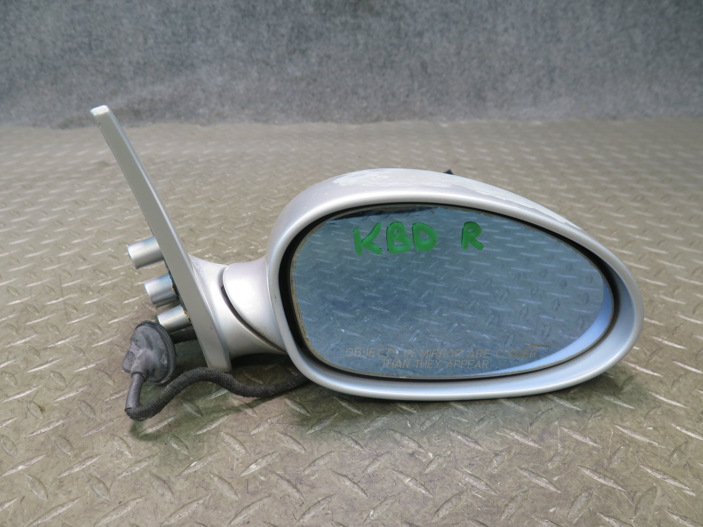 2001-2006 BMW E46 M3 Right Door Exterior Side View Heated Mirror Titan Silver