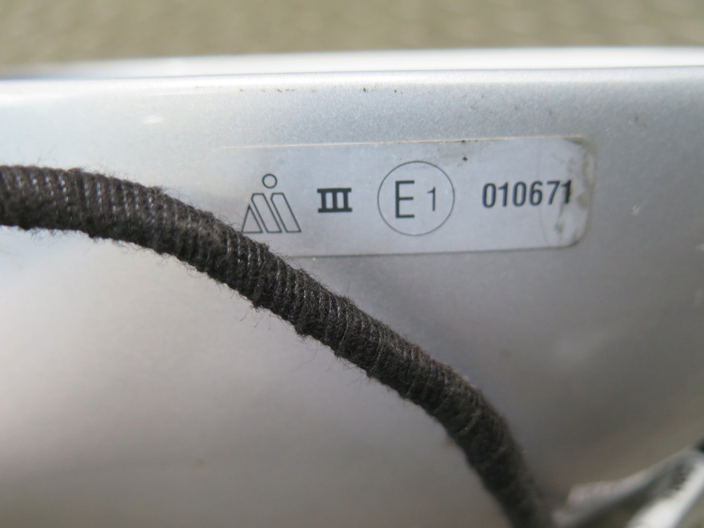 2001-2006 BMW E46 M3 Right Door Exterior Side View Heated Mirror Titan Silver