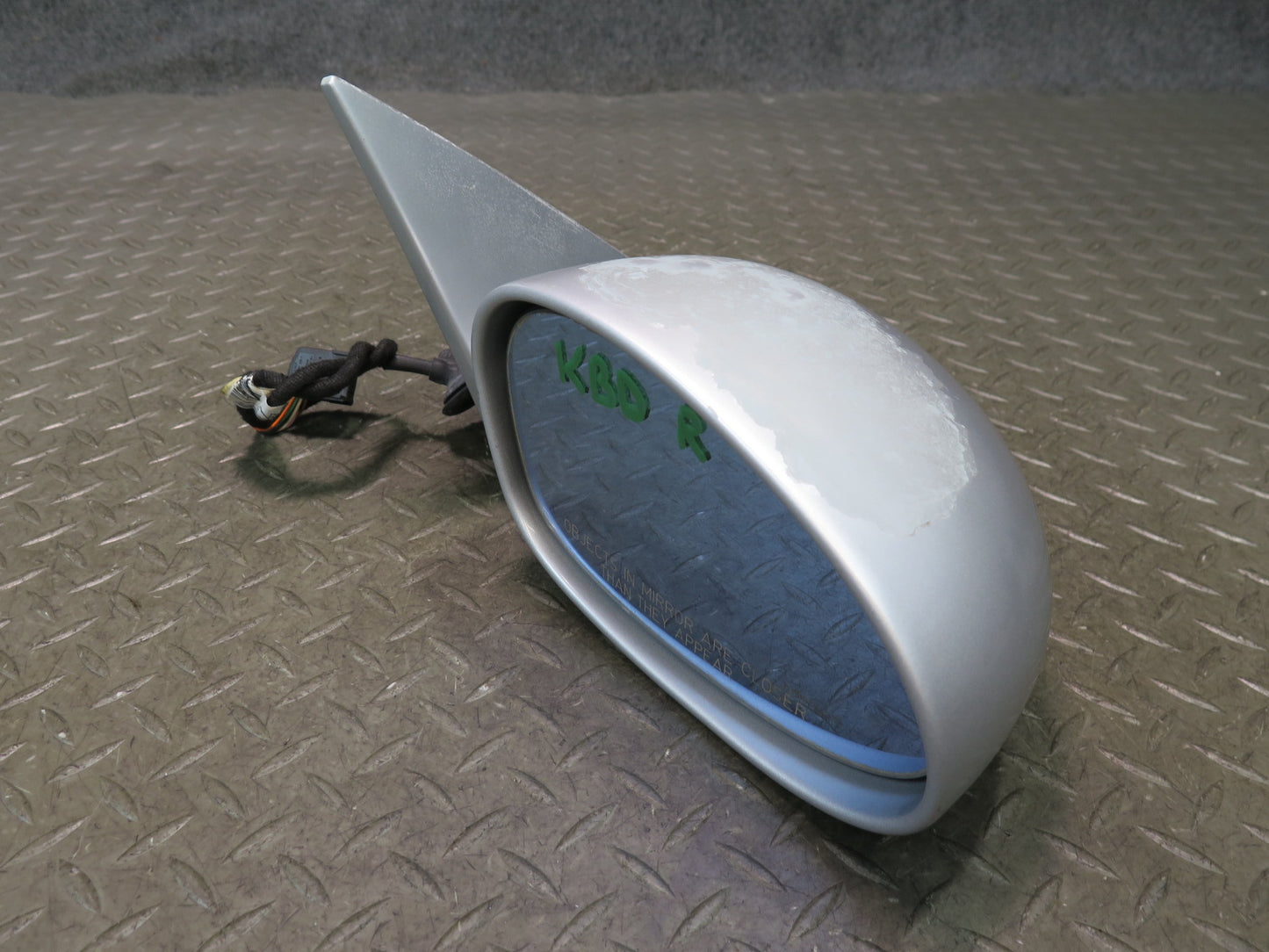 2001-2006 BMW E46 M3 Right Door Exterior Side View Heated Mirror Titan Silver