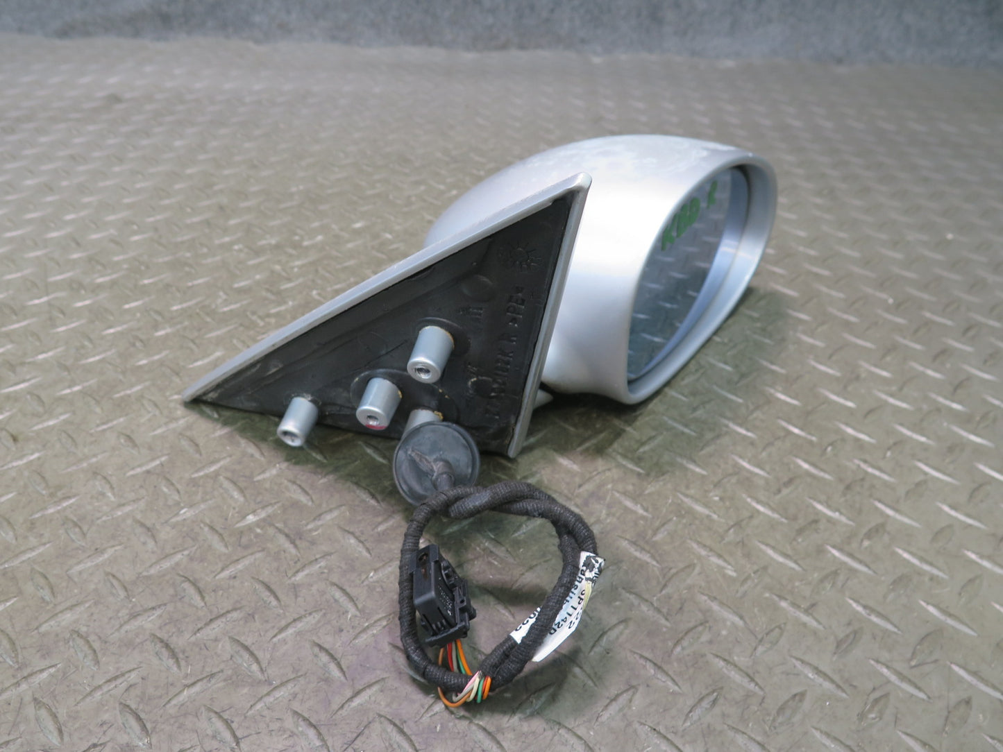 2001-2006 BMW E46 M3 Right Door Exterior Side View Heated Mirror Titan Silver