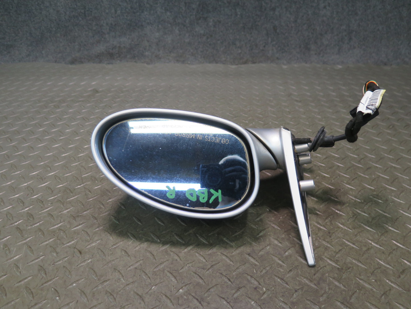 2001-2006 BMW E46 M3 Right Door Exterior Side View Heated Mirror Titan Silver