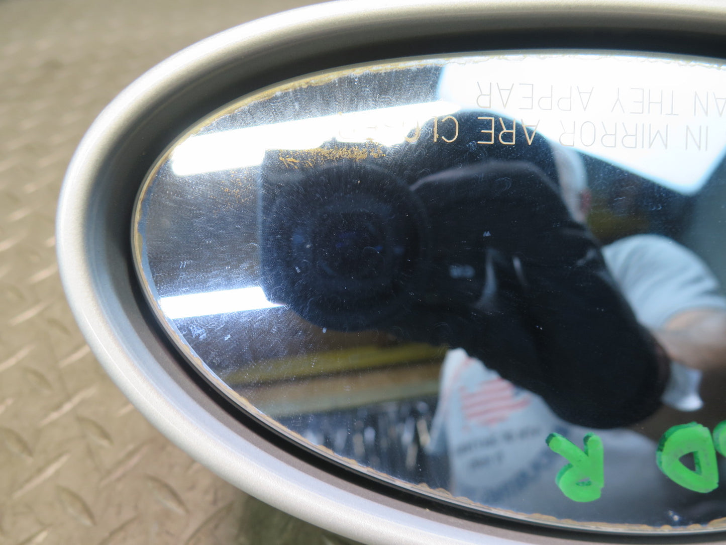 2001-2006 BMW E46 M3 Right Door Exterior Side View Heated Mirror Titan Silver