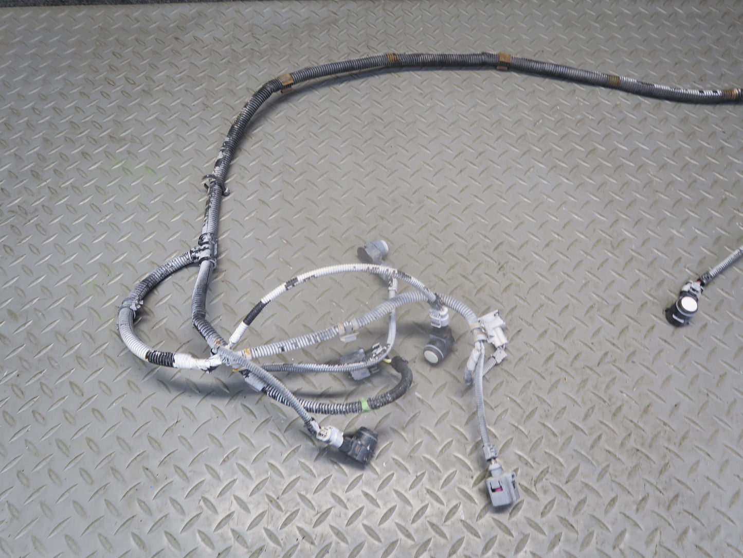 03-10 Porsche Cayenne 957 Front Bumper PDC Parking Distance Sensor Wiring Set