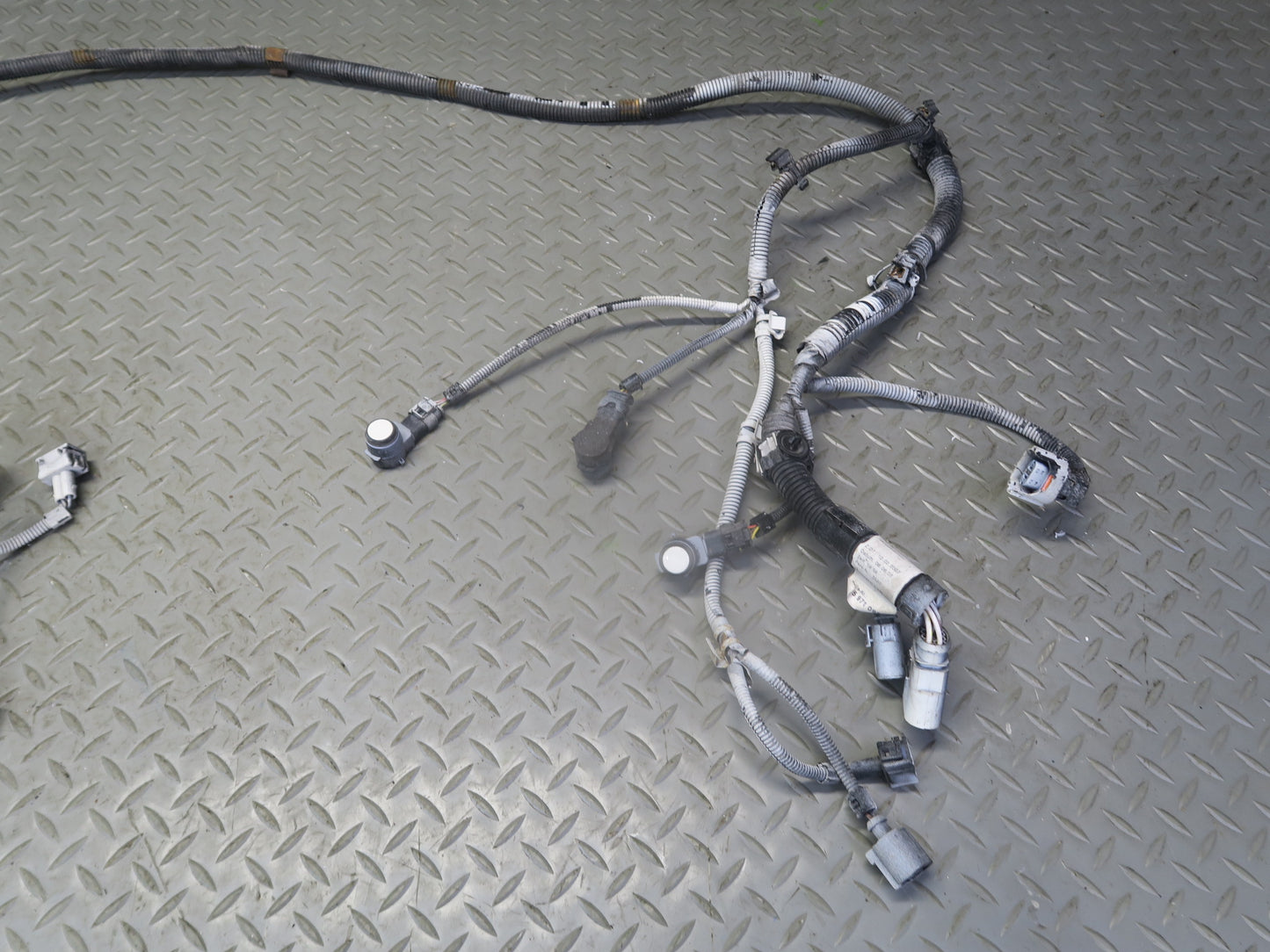 03-10 Porsche Cayenne 957 Front Bumper PDC Parking Distance Sensor Wiring Set