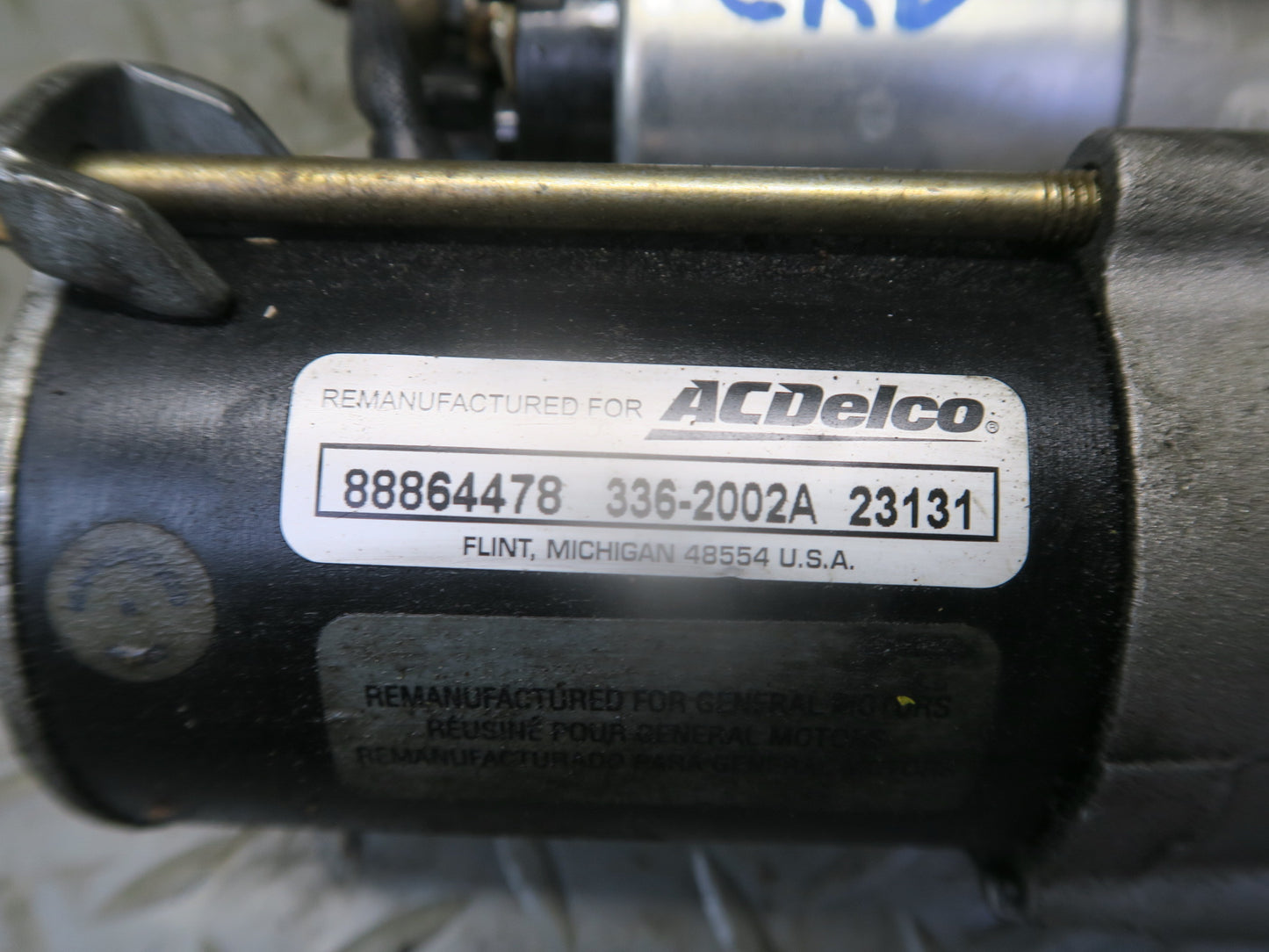 03-04 Chevrolet SSR V8 5.3L LM4 Engine Starter Motor 49K Miles 88864478 OEM