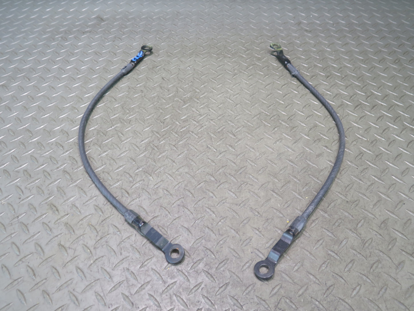 03-06 Chevrolet SSR Rear Trunk Tailgate BED Left & Right Cable Strap Set OEM