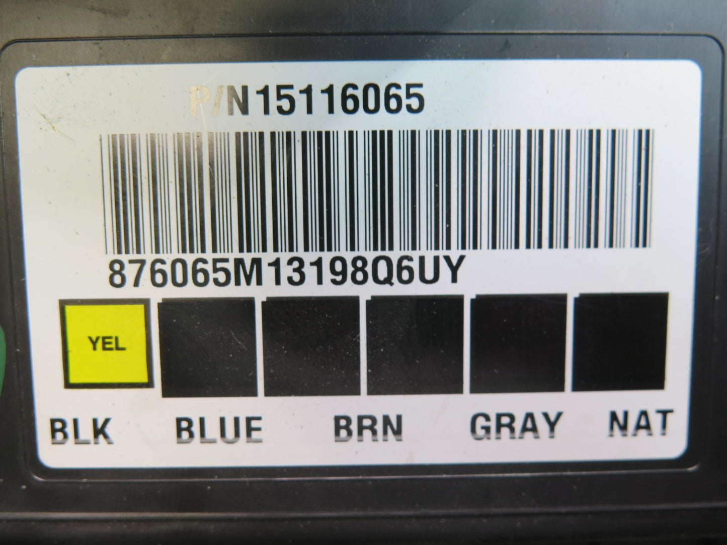 03-06 Chevrolet SSR BCU BCM Body Control Module Unit 15116065 OEM