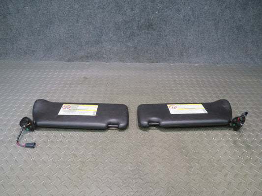 03-06 Chevrolet SSR Set of 2 Front Left & Right Sun Visor Black OEM