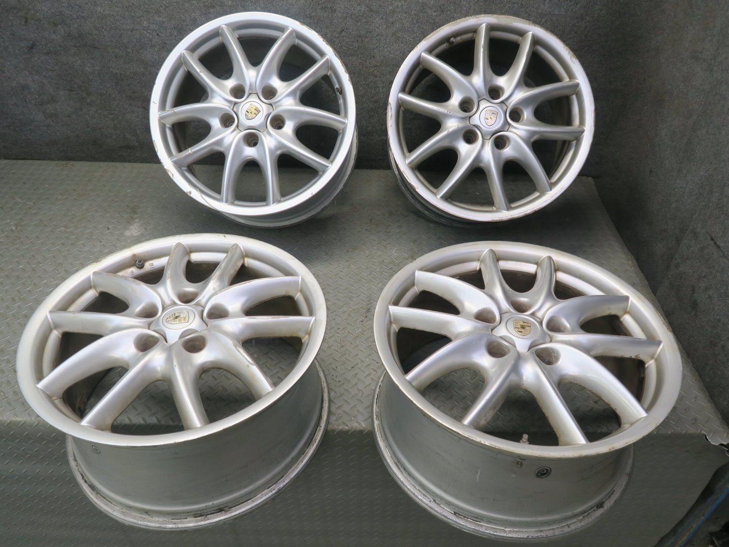 2005-2010 Porsche Cayenne 957 Factory R19" Alloy Wheel Rim 19x9J ET60 Set of 4