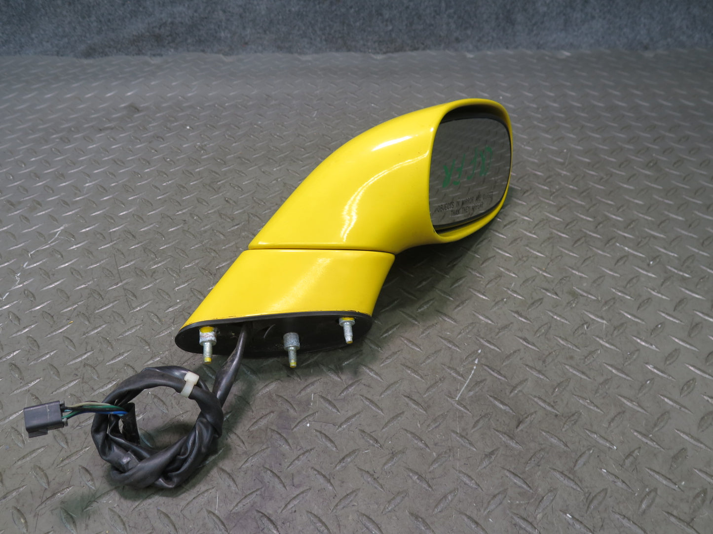 03-06 Chevrolet SSR Right Door Side View Power Heated Mirror Yellow OEM