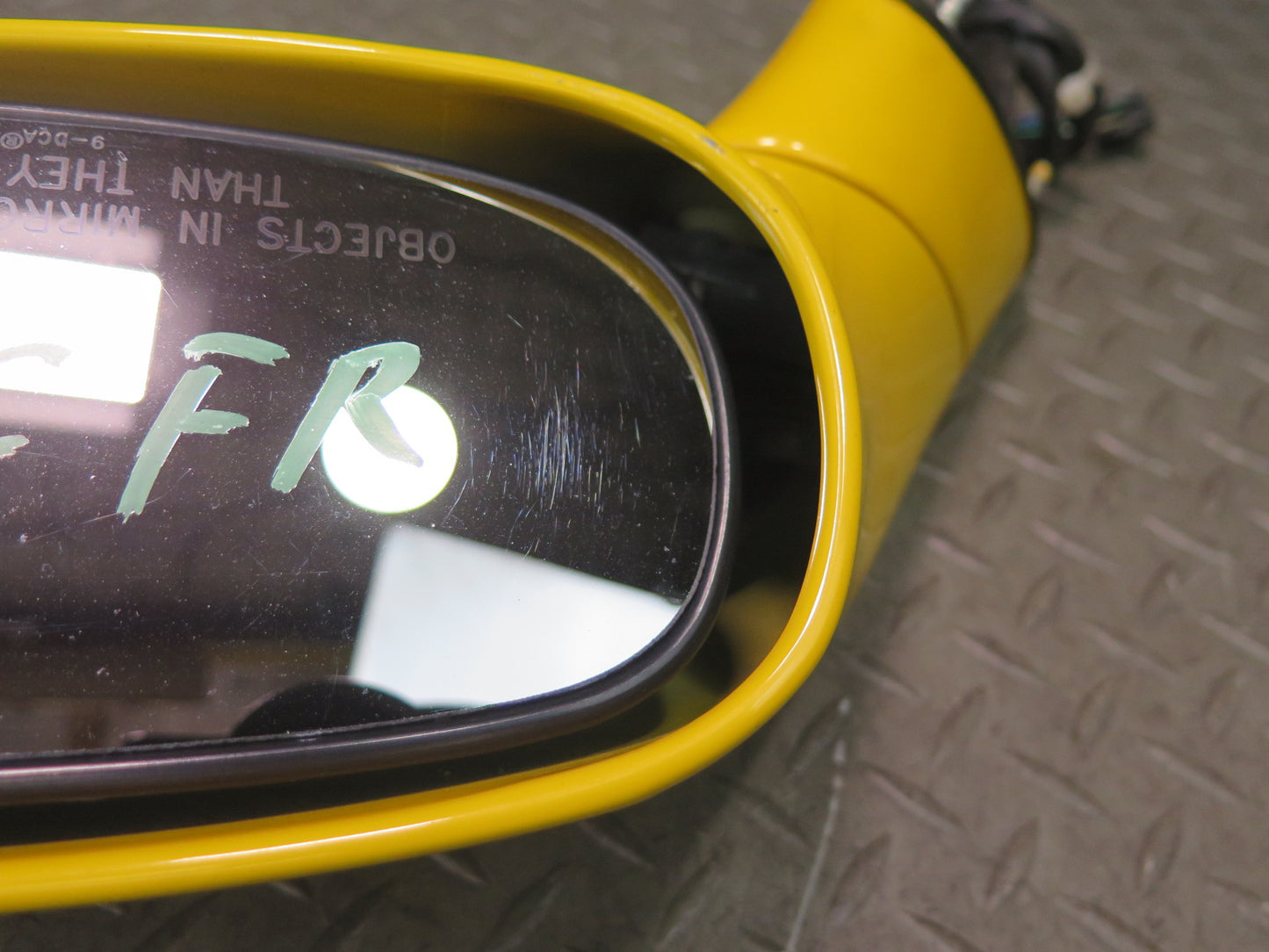 03-06 Chevrolet SSR Right Door Side View Power Heated Mirror Yellow OEM