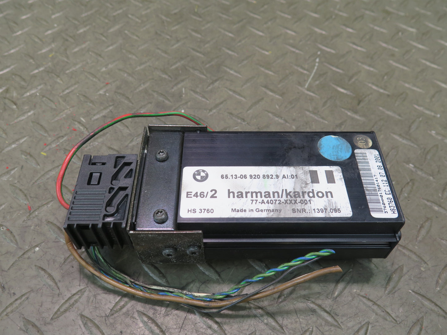 2001-2006 BMW E46 M3 3-SERIES Harman Kardon Subwoofer Amplifier AMP 6920892