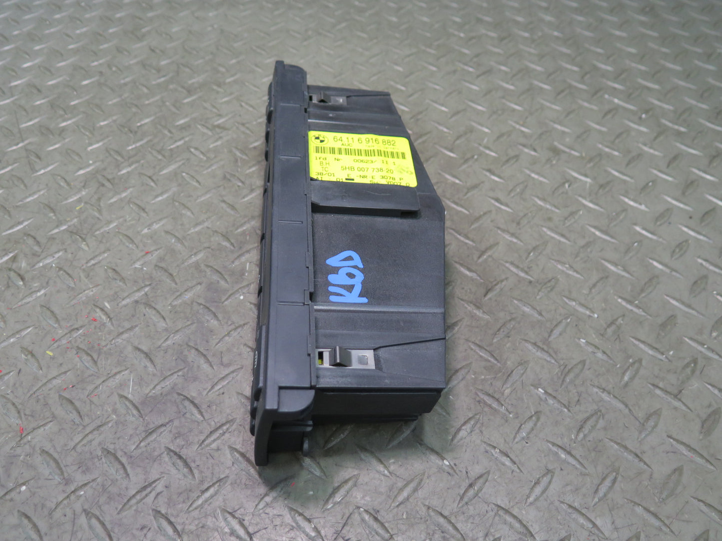 2001-2006 BMW E46 M3 3-SERIES A/C Heater Climate Control Switch Panel 6916882