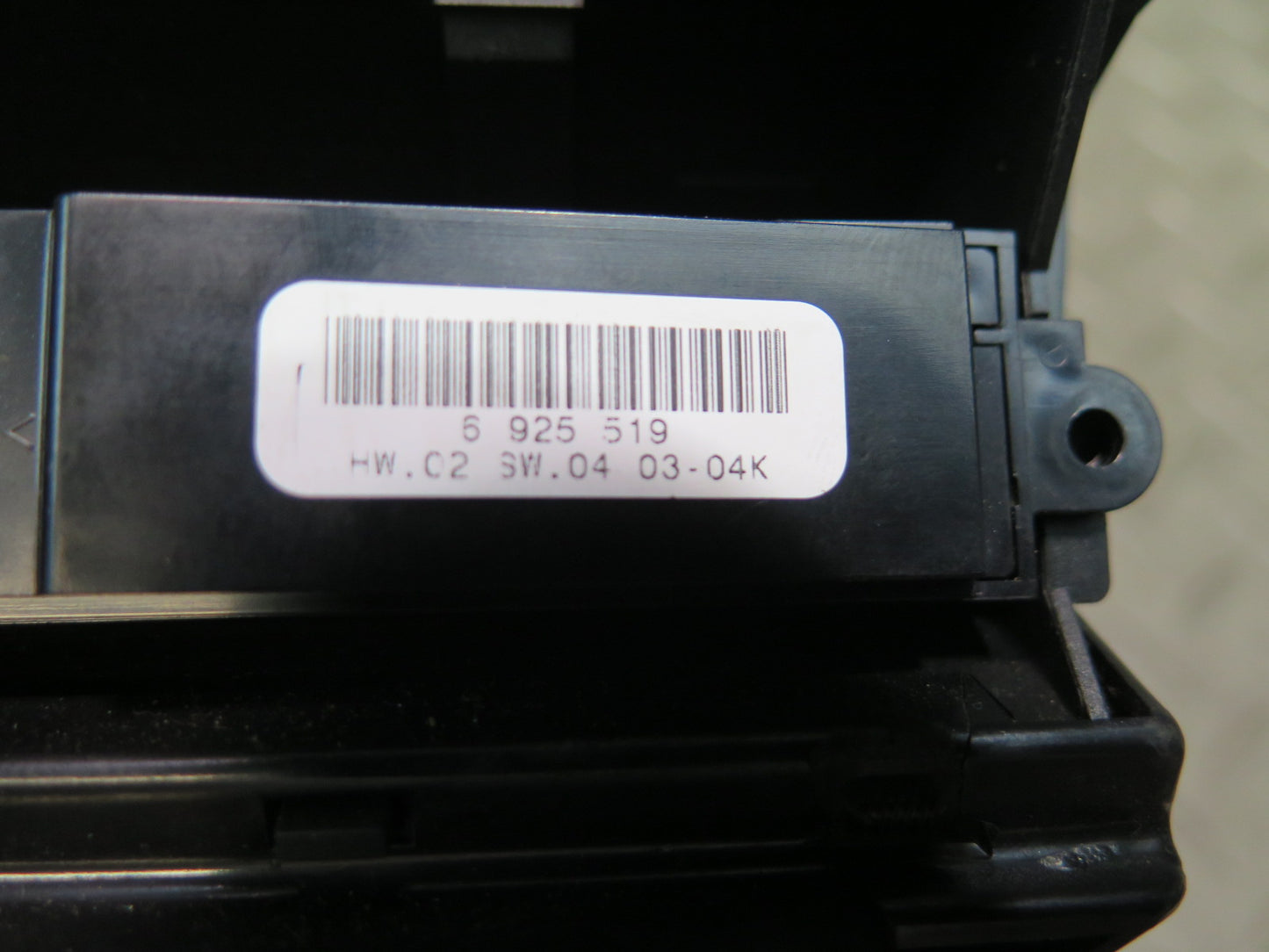 2001-2006 BMW E46 M3 Heated Seat DSC Sport Switch Panel w Ash Tray