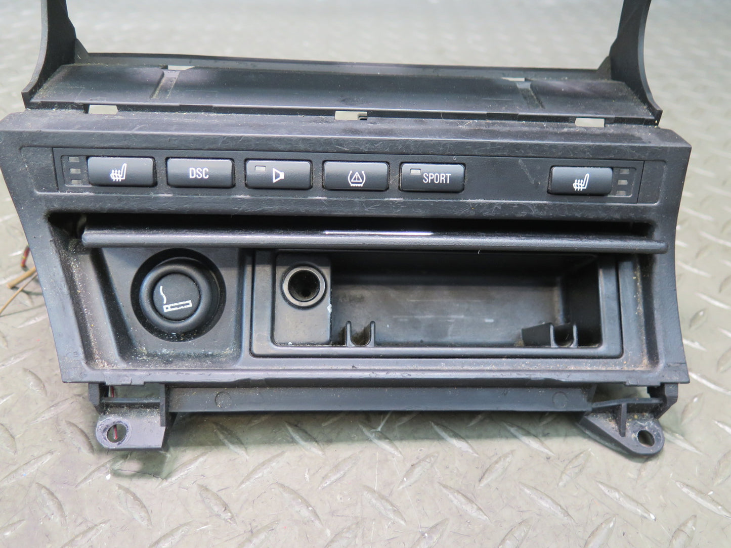 2001-2006 BMW E46 M3 Heated Seat DSC Sport Switch Panel w Ash Tray