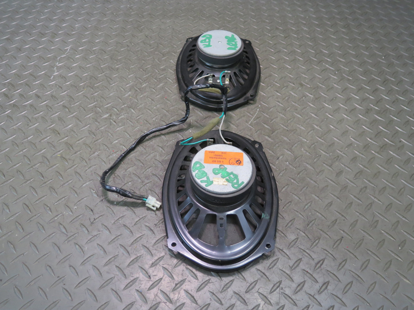 2001-2006 BMW E46 3-SERIES Rear TOP Hi-fi Harman Kardon Speaker Set of 2