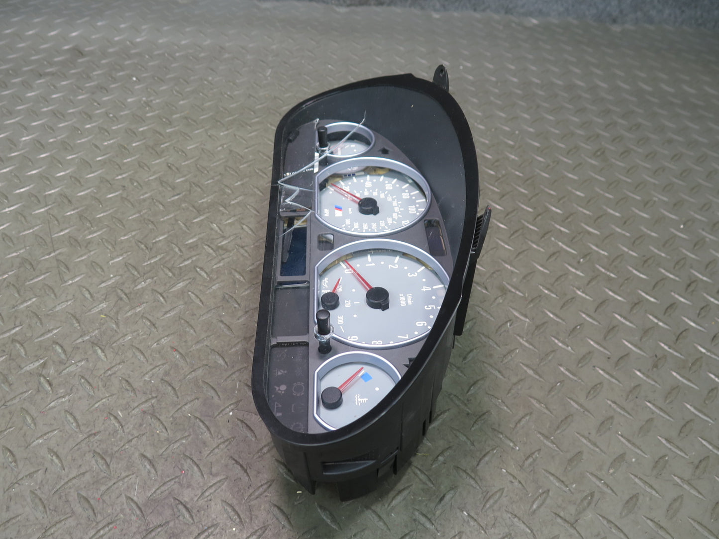 2001-2006 BMW E46 M3 M/T Instrument Cluster Gauge Speedometer 7833076 Damaged