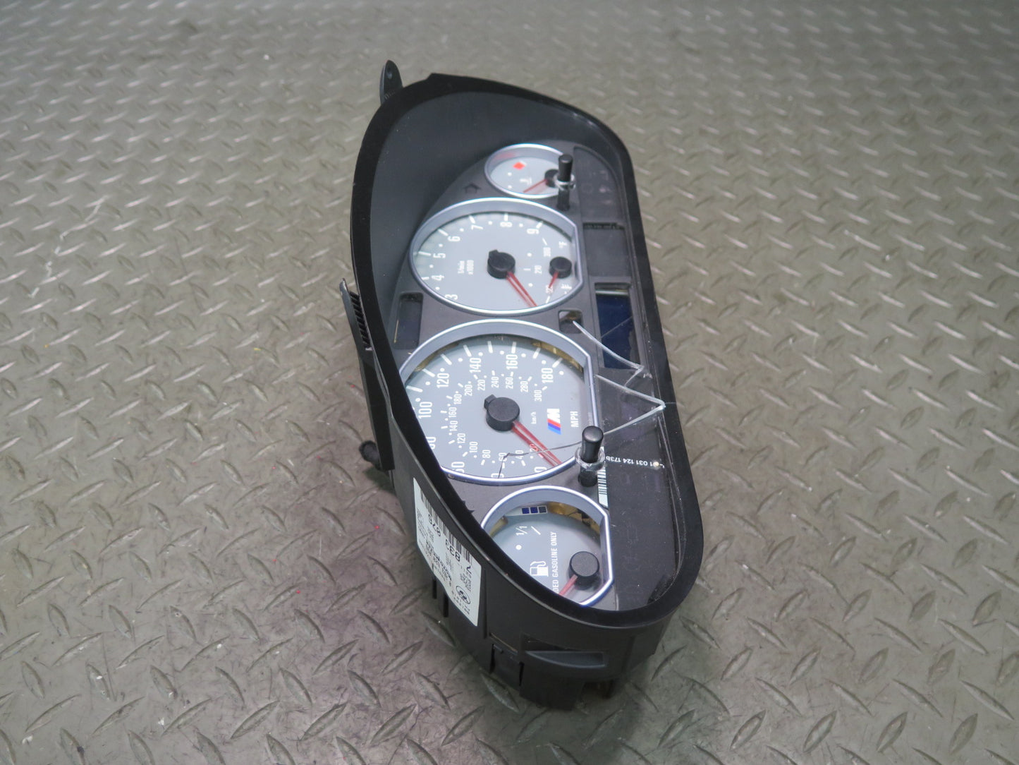 2001-2006 BMW E46 M3 M/T Instrument Cluster Gauge Speedometer 7833076 Damaged