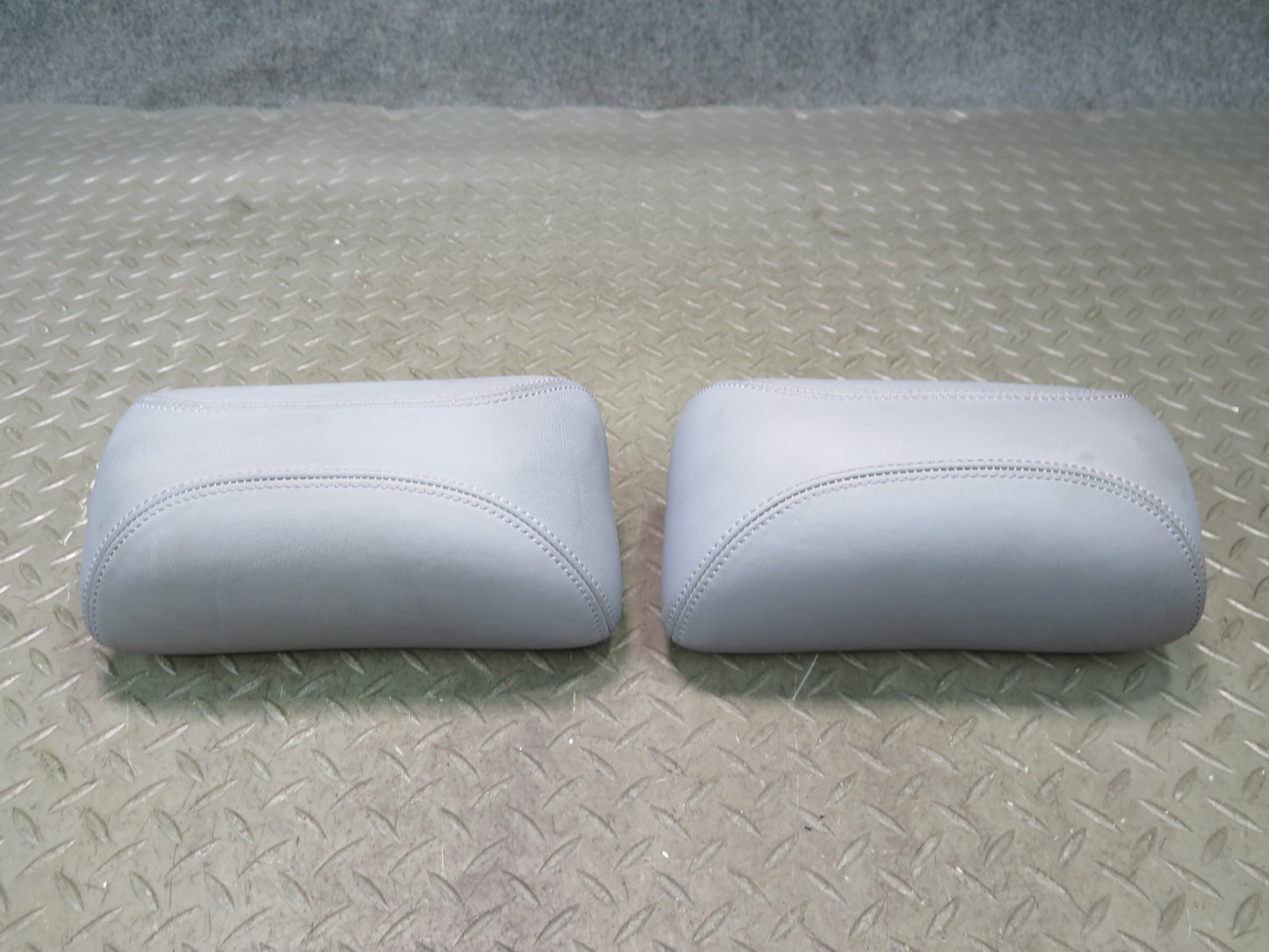 2001-2006 BMW E46 M3 Coupe Rear Left & Right Leather Seat Headrest Set of 2