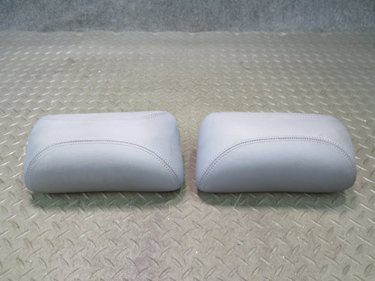 2001-2006 BMW E46 M3 Coupe Rear Left & Right Leather Seat Headrest Set of 2
