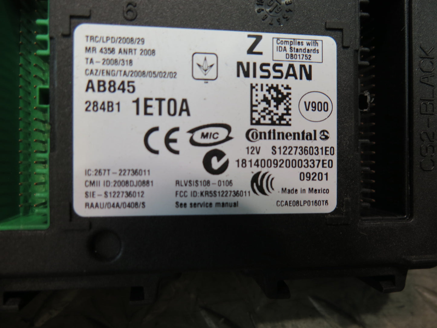 2010 Nissan Z34 370Z 3.7L VQ37VHR Convert Engine ECU ECM BCM Lock KEY Module Set