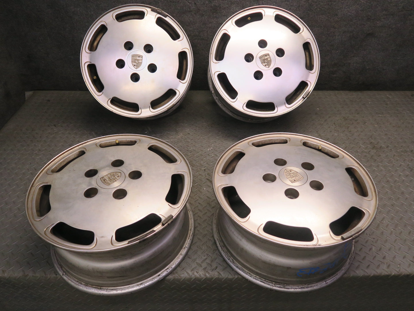 1983-1989 Porsche 928 S Factory R16 16" Wheel Rim 16x7J ET65 Set of 4