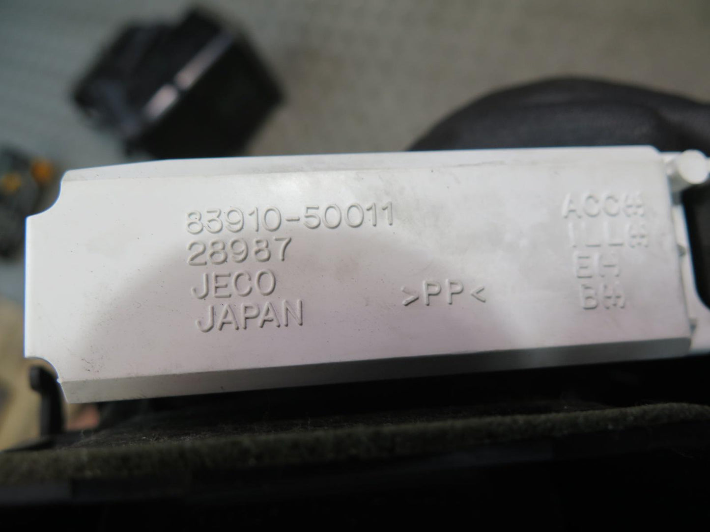 95-97 Toyota Celsior UCF20 RHD Dash Front Left Center Right A/C Air Vent Set OEM