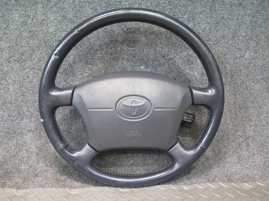 95-96 TOYOTA UCF20 CELSIOR FRONT RIGHT DRIVER SIDE STEERING WHEEL W/ SRS AIRBAG OEM