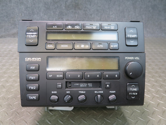 95-97 Toyota Celsior UCF20 CD Radio Cassette Player Climate Control Switch OEM