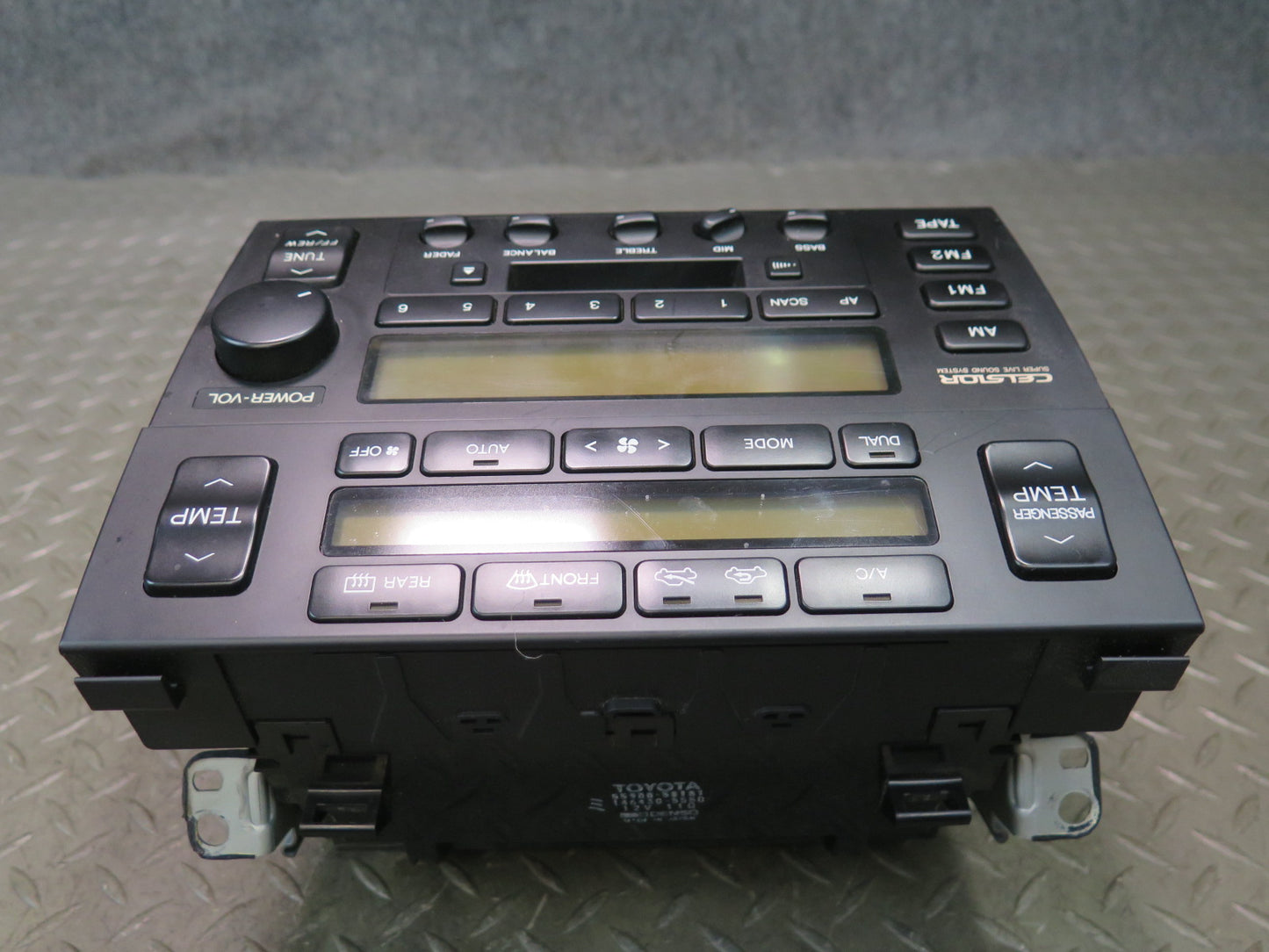 95-97 Toyota Celsior UCF20 CD Radio Cassette Player Climate Control Switch OEM