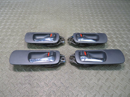 95-00 Toyota Celsior Lexus LS400 UCF20 Set of 4 Interior Door Handle w Trim OEM