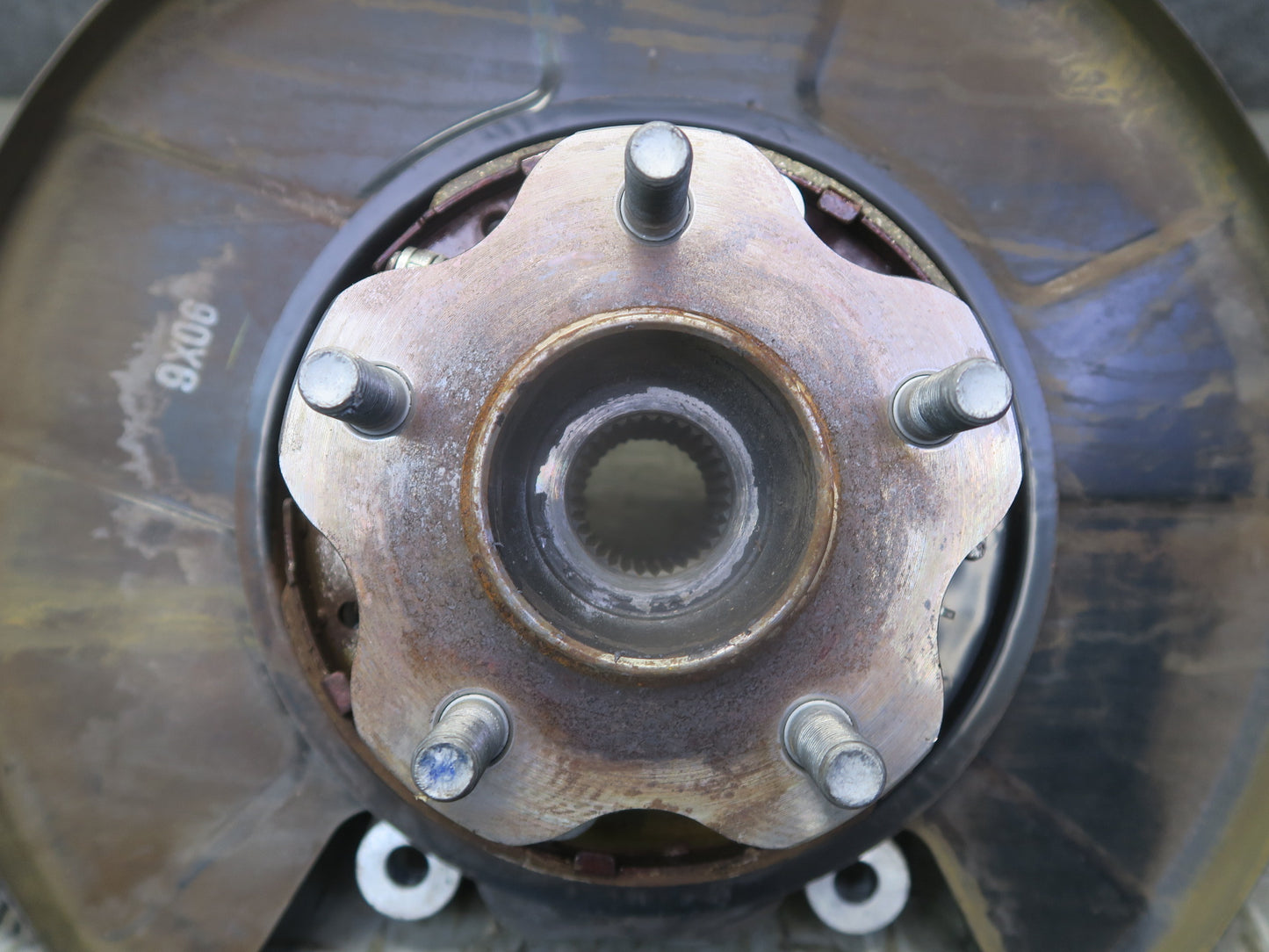 10-20 Nissan Z34 370Z Rear Right Spindle Knuckle Wheel Hub Bearing OEM