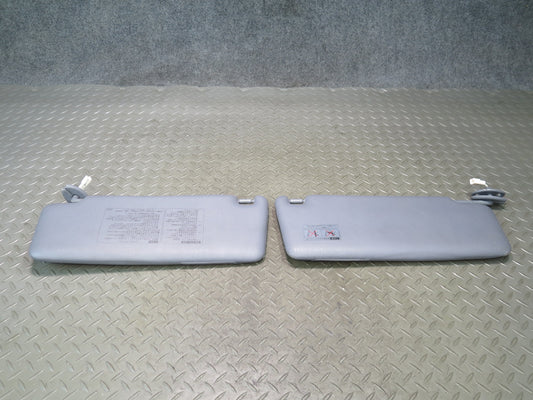 95-97 Toyota Celsior UCF20 RHD Front Left & Right Sun Visor Set Gray OEM