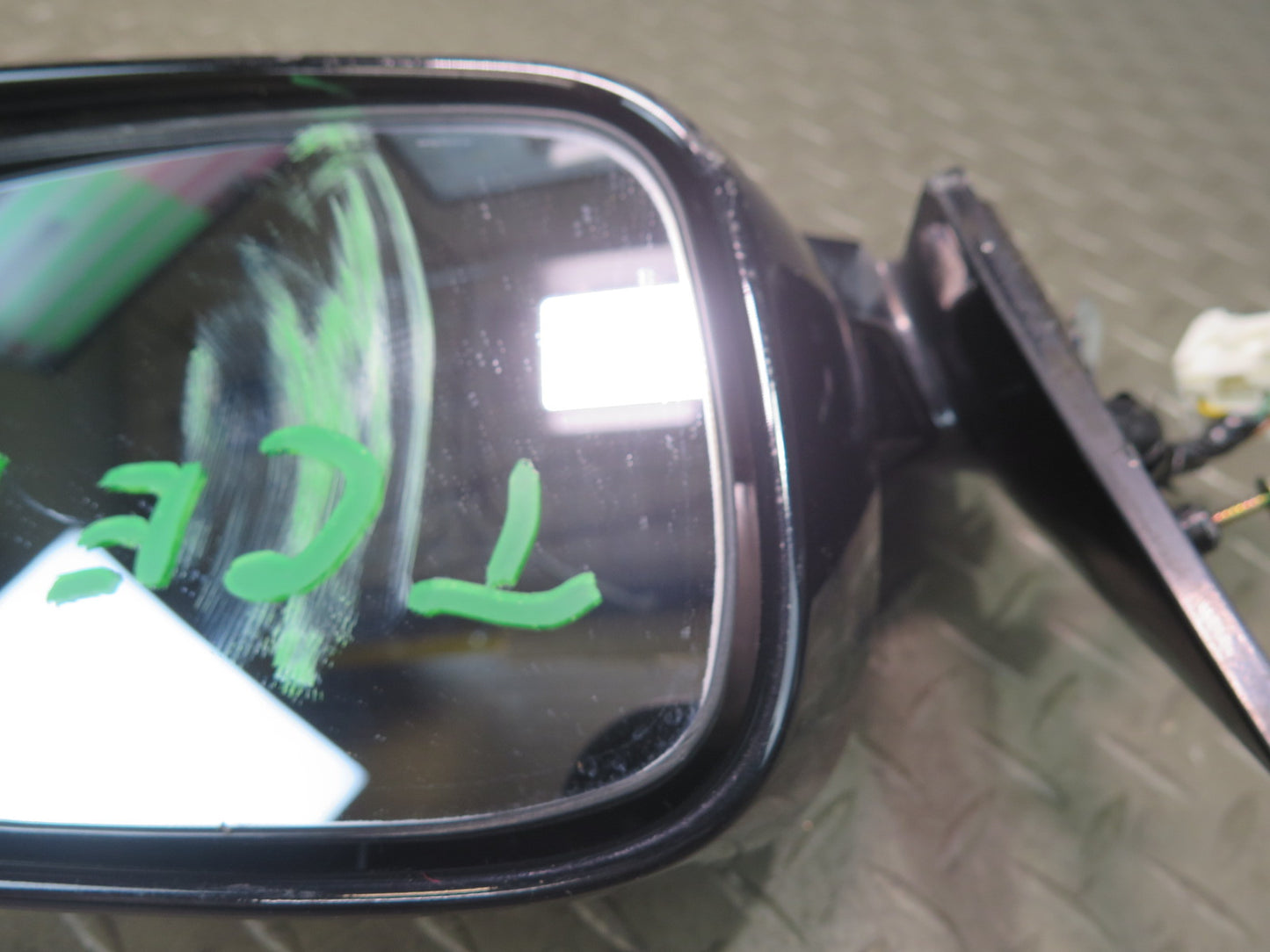 95-97 Toyota Celsior UCF20 RHD Front Right Side View Power Door Mirror Black OEM