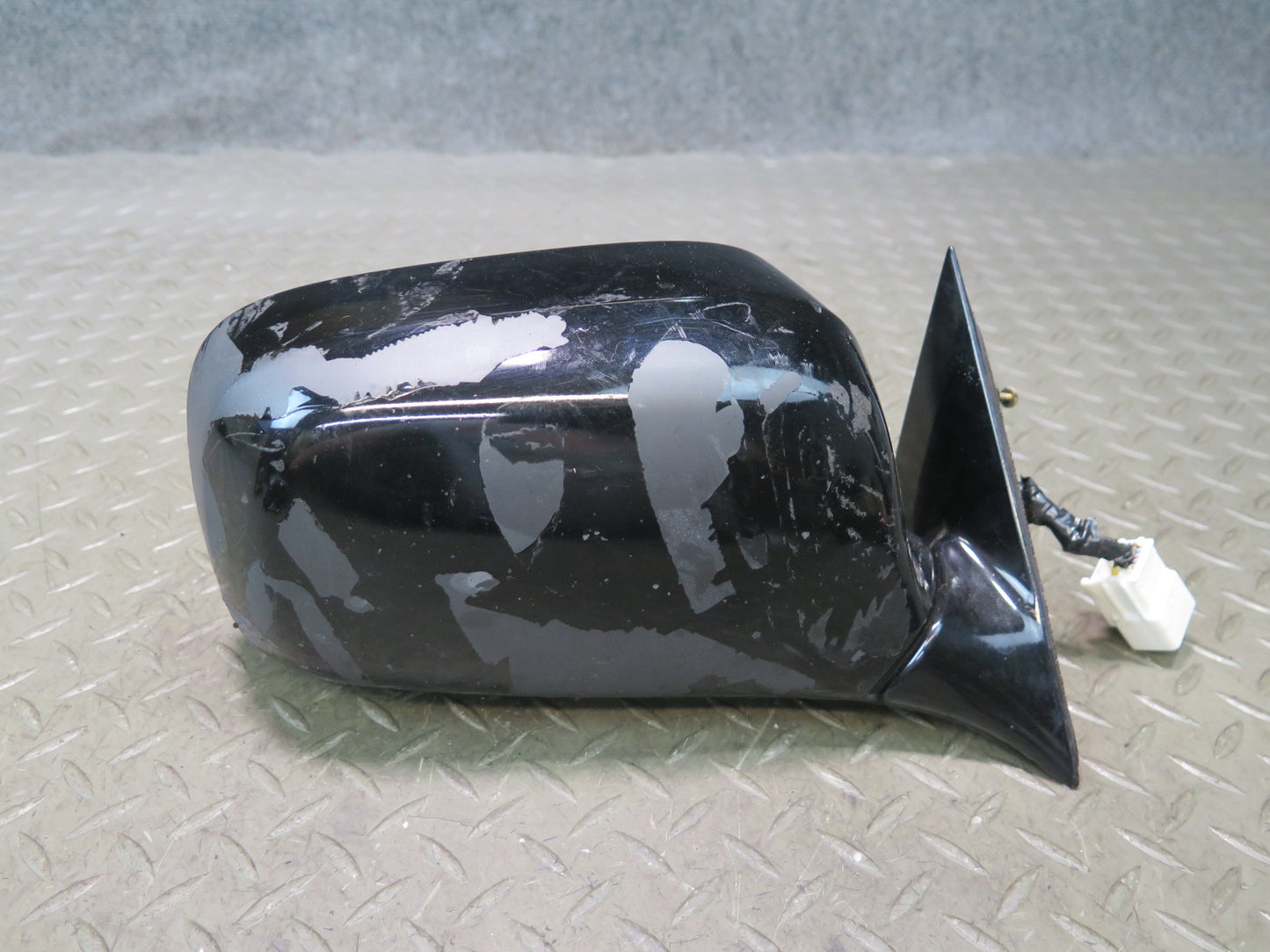 95-97 Toyota Celsior UCF20 RHD Front Right Side View Power Door Mirror Black OEM