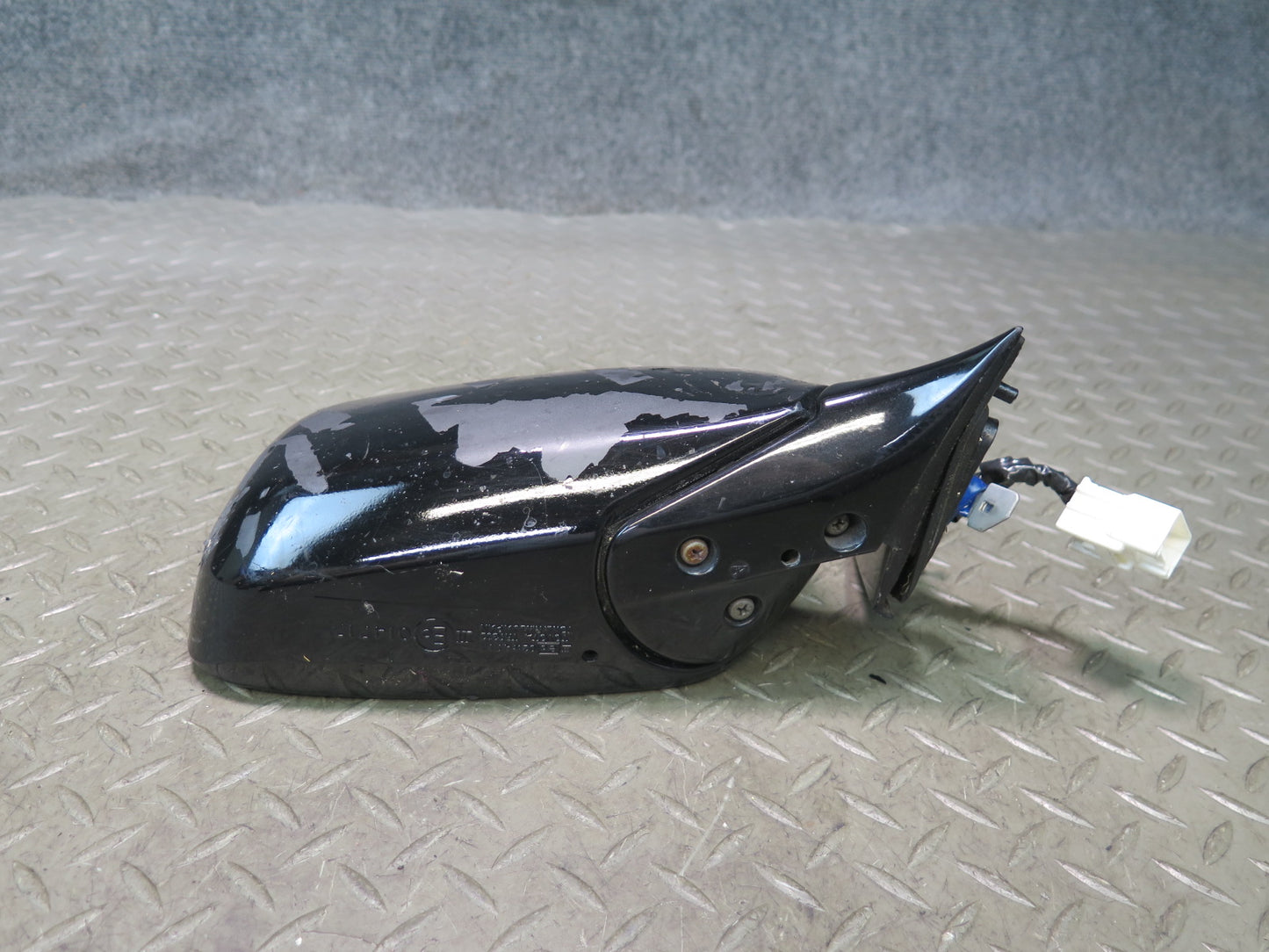 95-97 Toyota Celsior UCF20 RHD Front Right Side View Power Door Mirror Black OEM