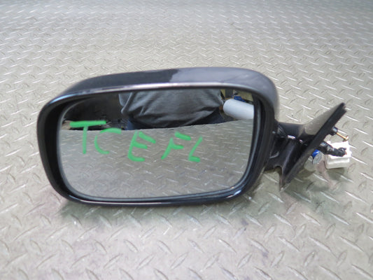 95-97 Toyota Celsior UCF20 RHD Front Left Side View Power Door Mirror Black OEM