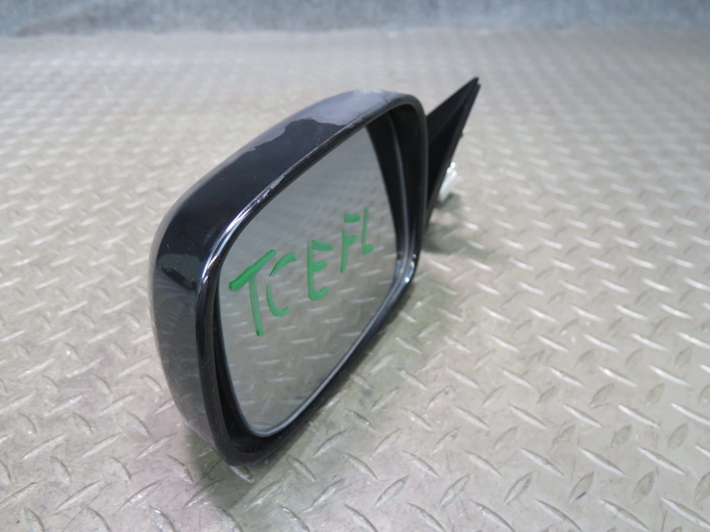 95-97 Toyota Celsior UCF20 RHD Front Left Side View Power Door Mirror Black OEM