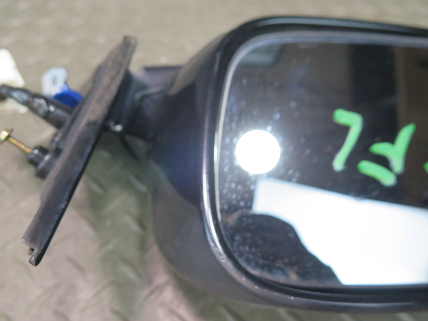 95-97 Toyota Celsior UCF20 RHD Front Left Side View Power Door Mirror Black OEM