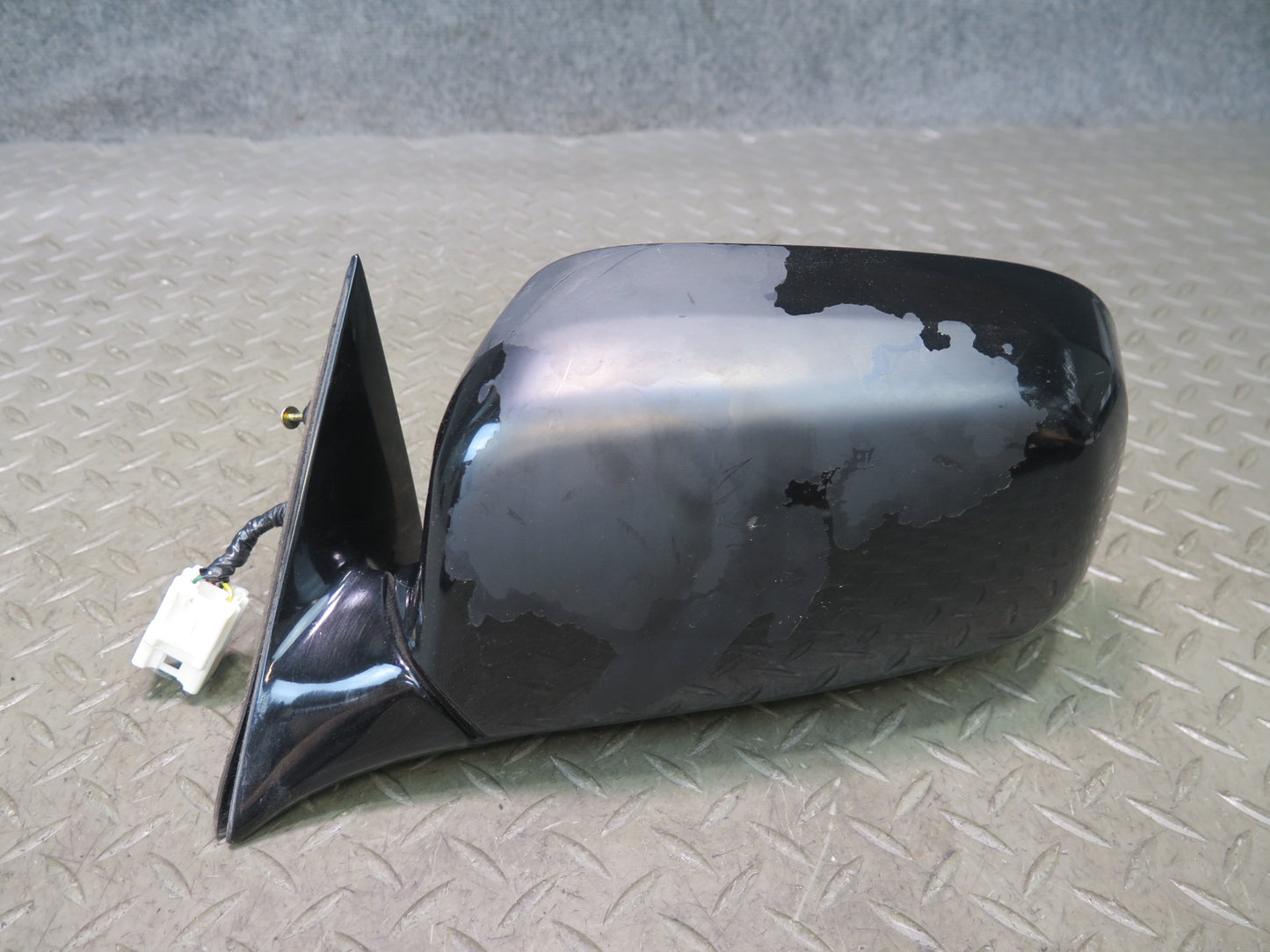95-97 Toyota Celsior UCF20 RHD Front Left Side View Power Door Mirror Black OEM
