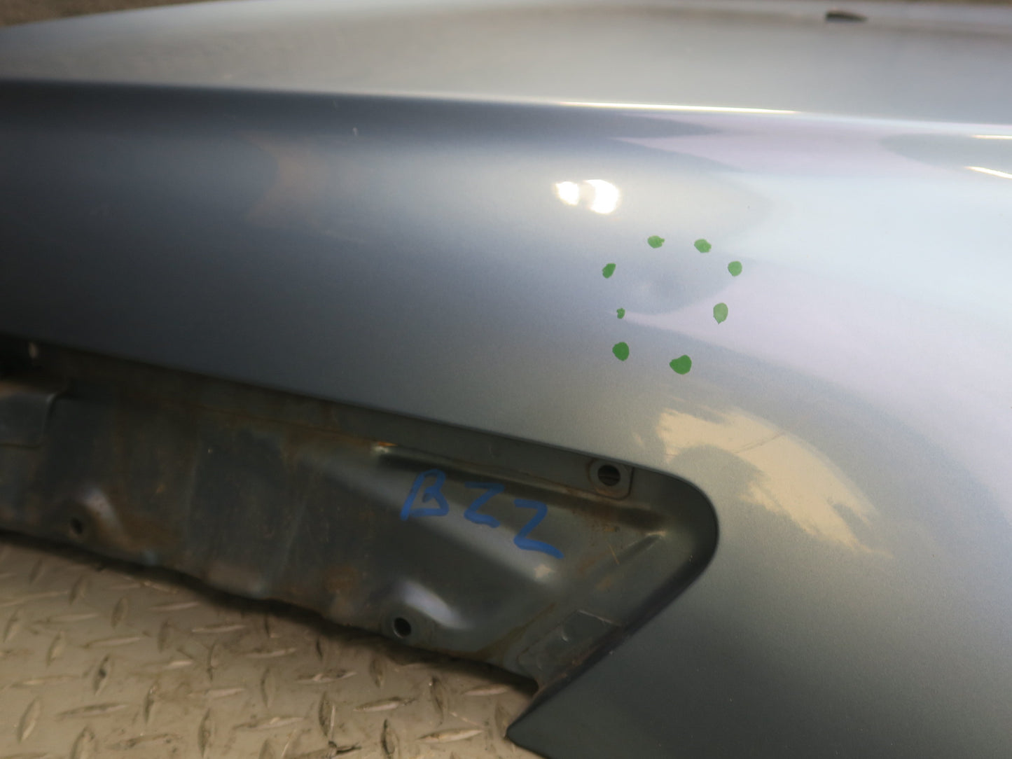 96-02 BMW E36/7 Z3 Front Hood Bonnet Shell Panel Cover Blue OEM