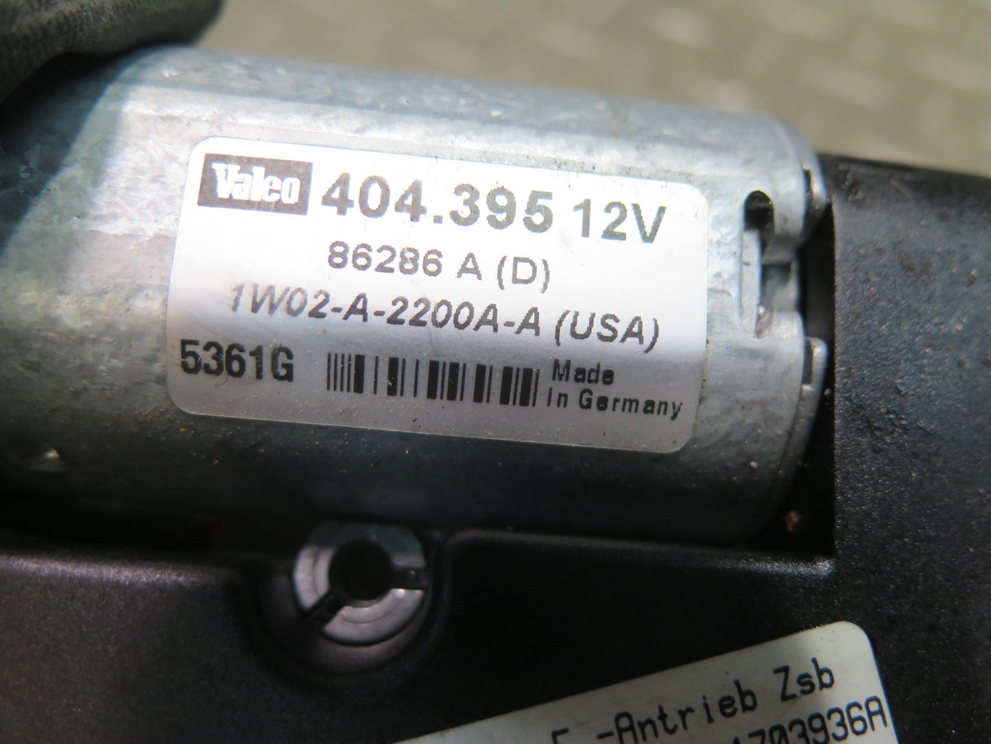 2001-2006 BMW E46 3-SERIES Sunroof Motor Drive Unit 6918977