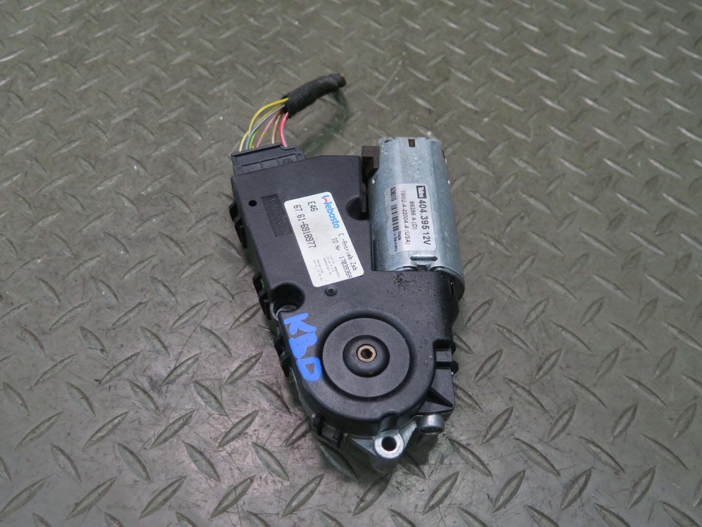 2001-2006 BMW E46 3-SERIES Sunroof Motor Drive Unit 6918977