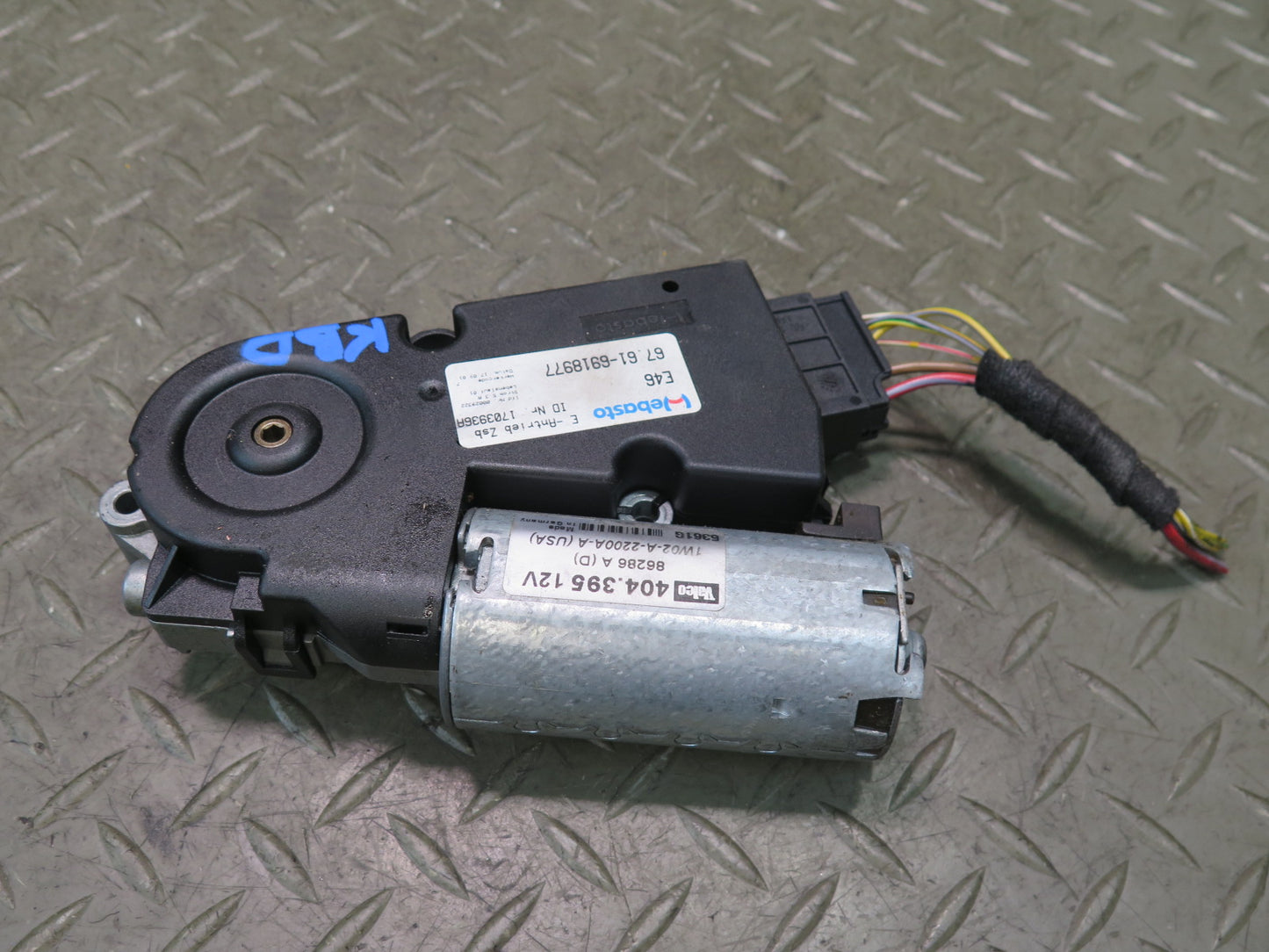 2001-2006 BMW E46 3-SERIES Sunroof Motor Drive Unit 6918977