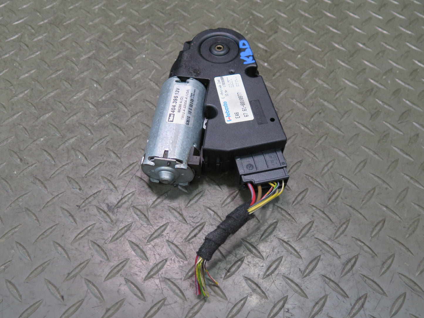 2001-2006 BMW E46 3-SERIES Sunroof Motor Drive Unit 6918977